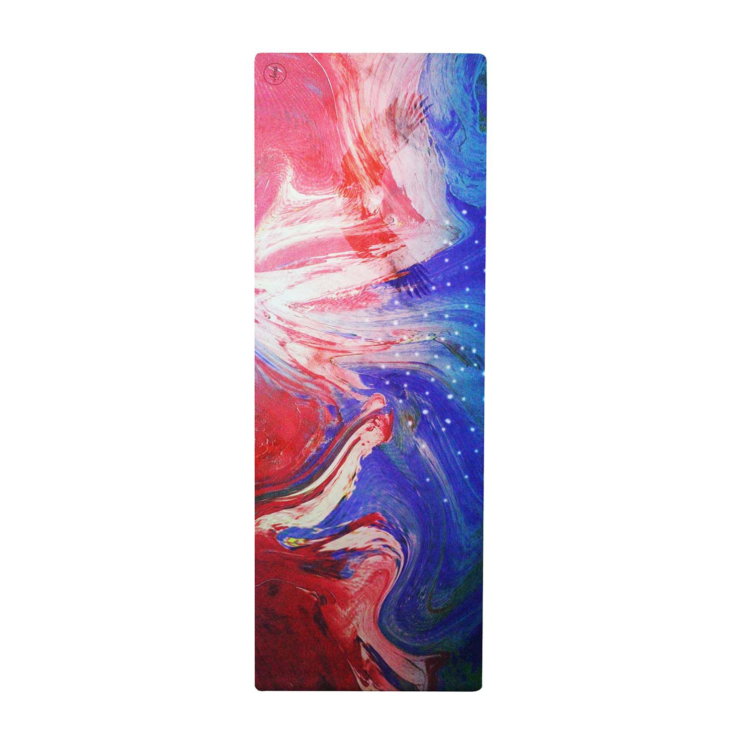 Maji Sports Suede & Natural Rubber Travel Yoga Mat - Bald Eagle 1
